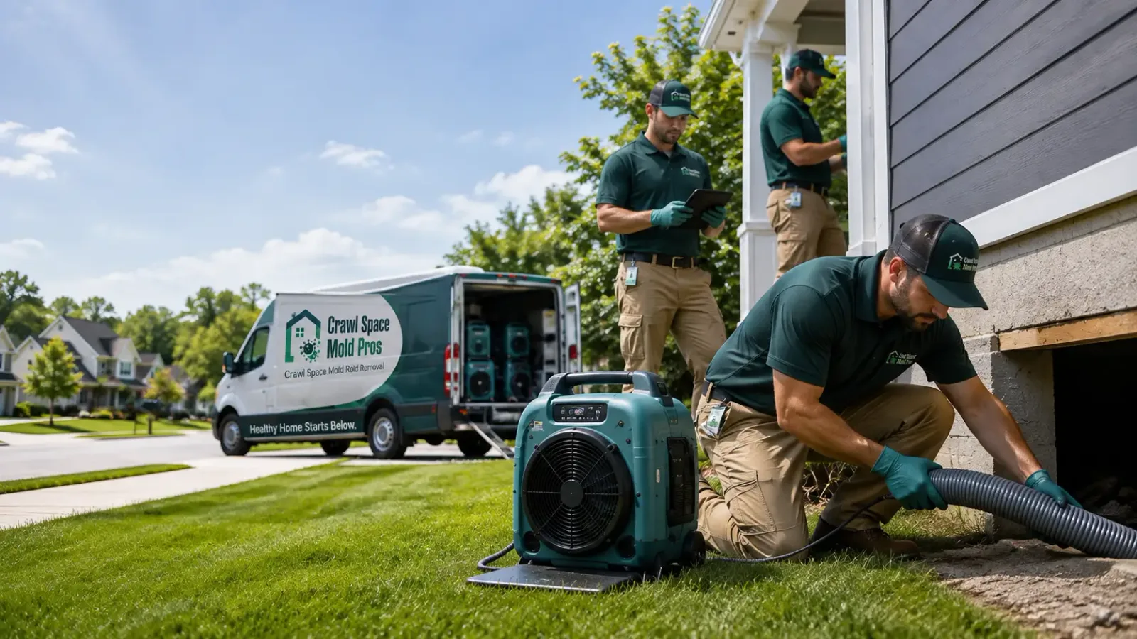 Crawl Space Mold Removal in Rockbridge, IL